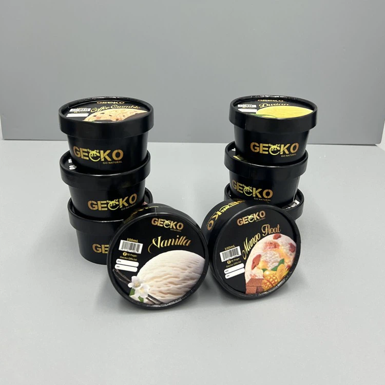4oz Ice Cream Cups With Lid
