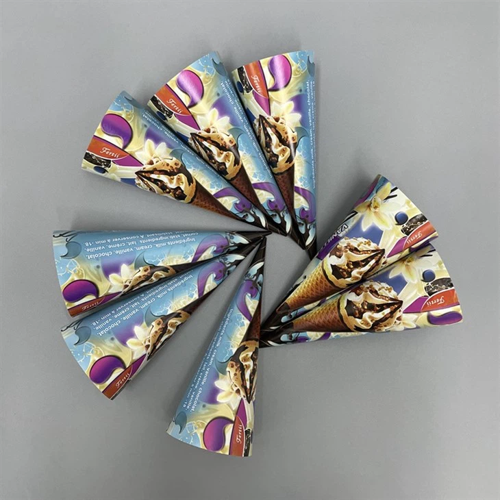 personalised ice cream cone sleeves