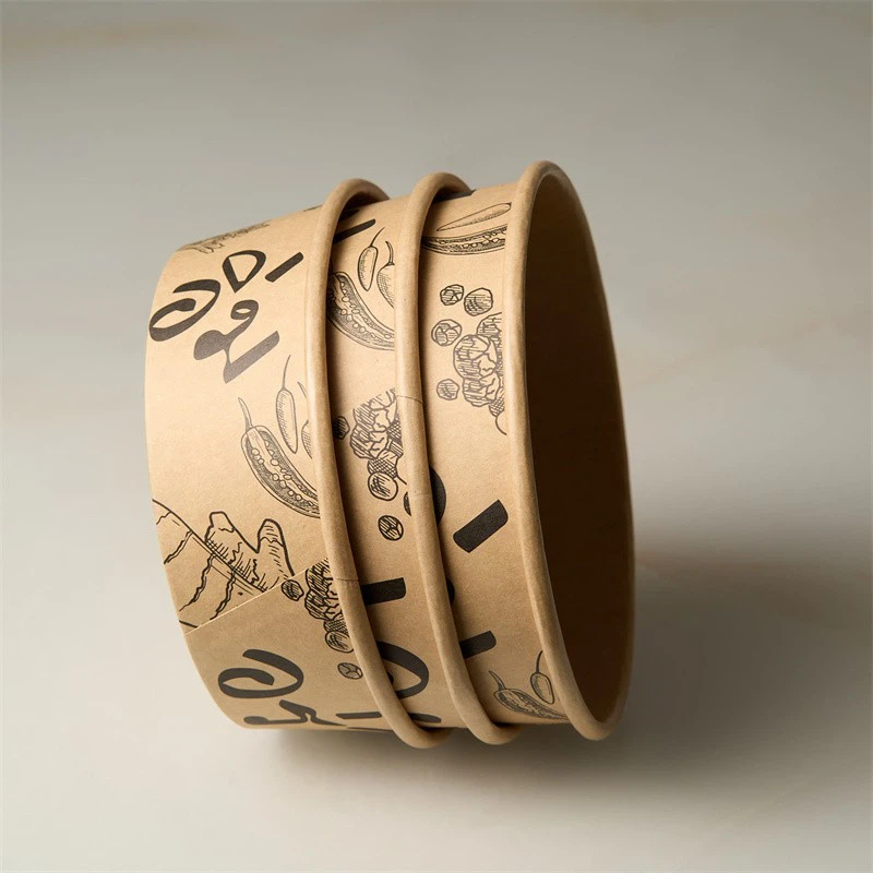 Personalized Kraft Paper Bowl