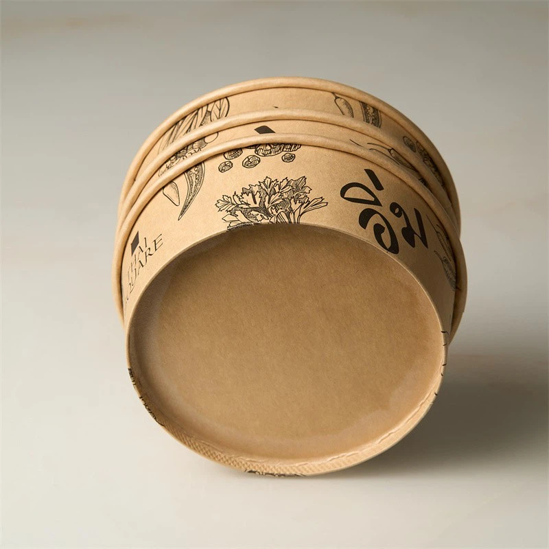 Personalized Kraft Paper Bowl