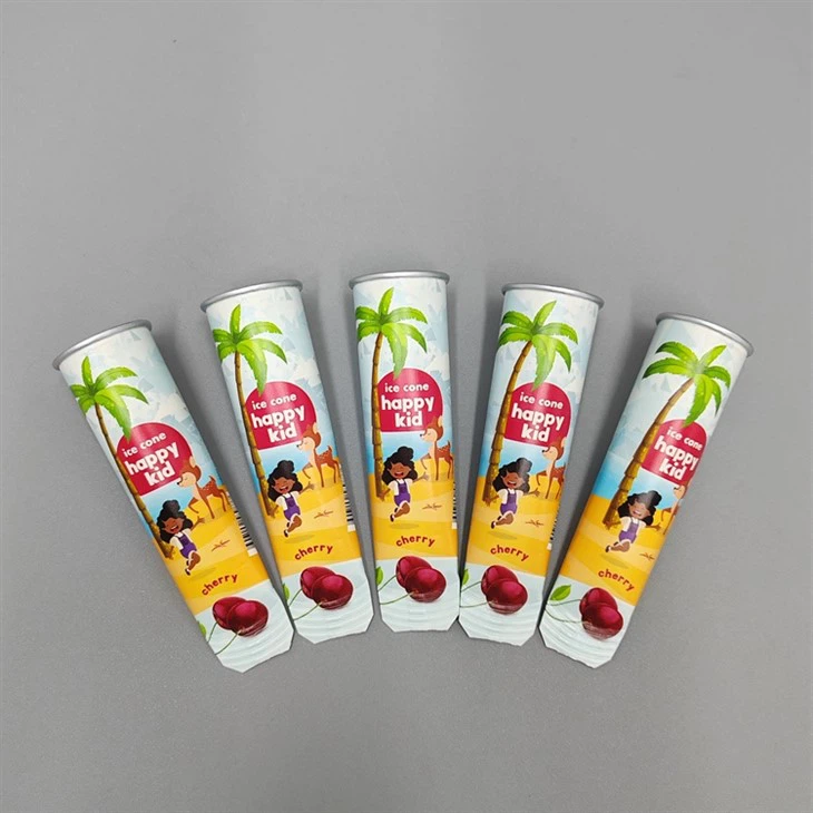 أنبوب ورق المصاصة الجليدي